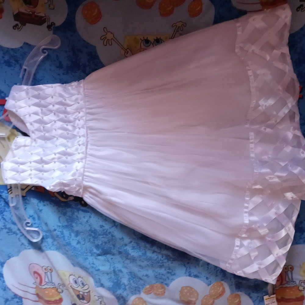 White elegant dress